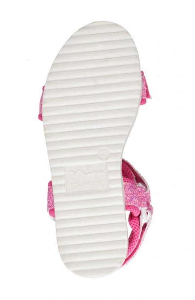 Shop Nina Kids' Anjelita Sandal In Pink Chunky Glitter