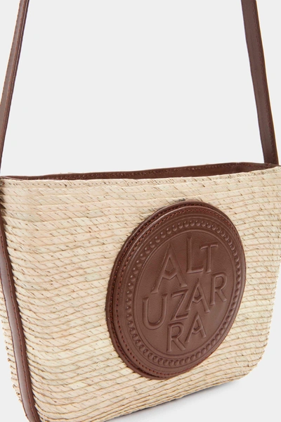 Shop Altuzarra 'medallion' Watermill Camera Bag In Praline