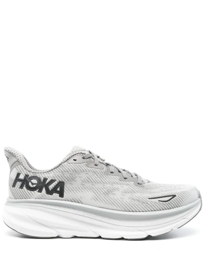 Shop Hoka M Clifton 9 Shoes In Hmbc Harbor Mist / Black