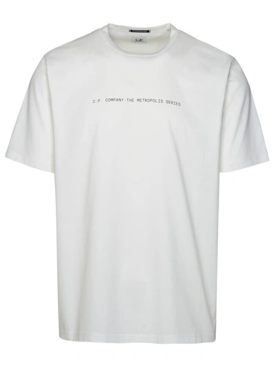 Shop C.p. Company White Cotton T-shirt