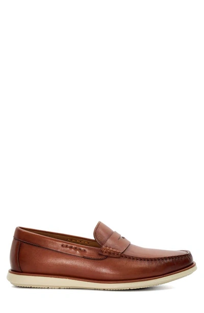 Dune London Berkly Penny Loafer In Tan