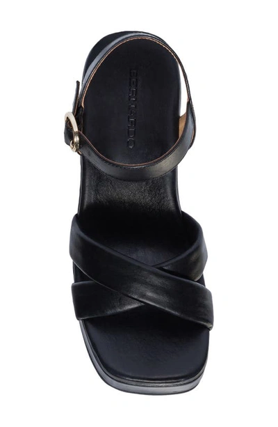 Shop Bernardo Footwear Platform Sandal In Black