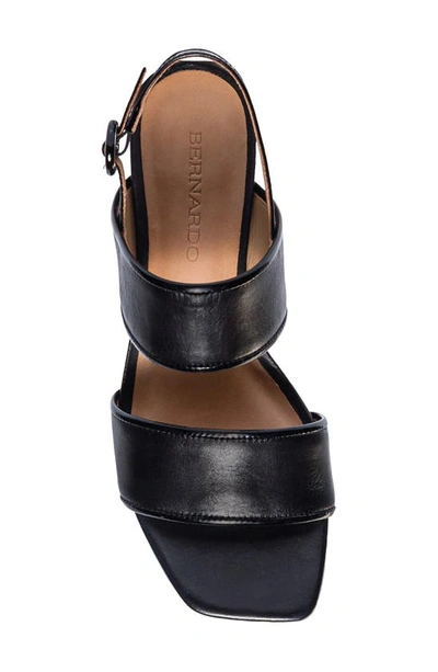Shop Bernardo Footwear Jasper Block Heel Sandal In Black