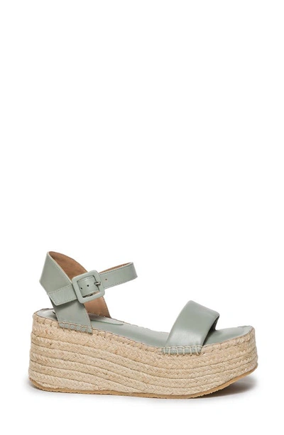 Shop Bernardo Footwear Mallorca Espadrille Platform Sandal In Sage