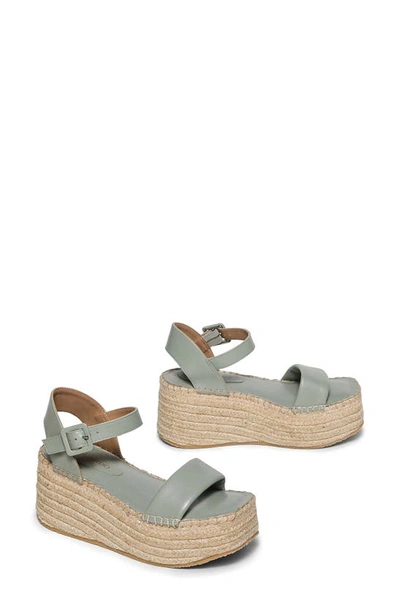 Shop Bernardo Footwear Mallorca Espadrille Platform Sandal In Sage