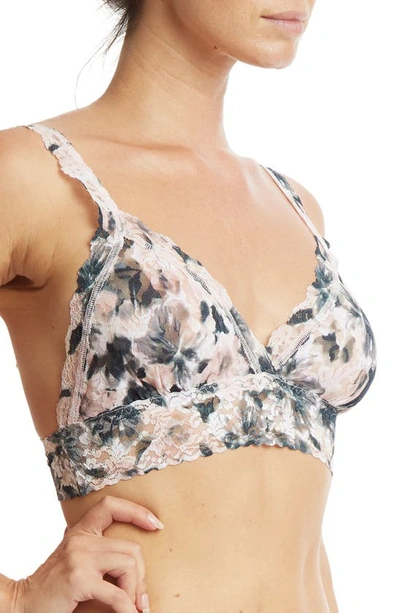 Hanky Panky Print Lace Bralette In Still Life