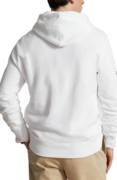 Shop Polo Ralph Lauren Embroidered Polo Ponies Graphic Hoodie In White