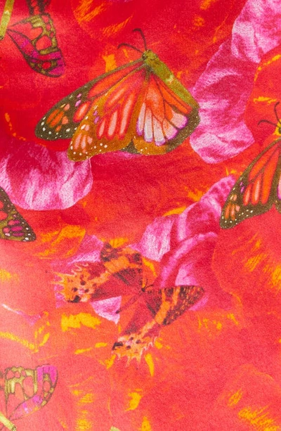 Shop L Agence Jane Butterfly Print Camisole In Multi Butterfly Petal