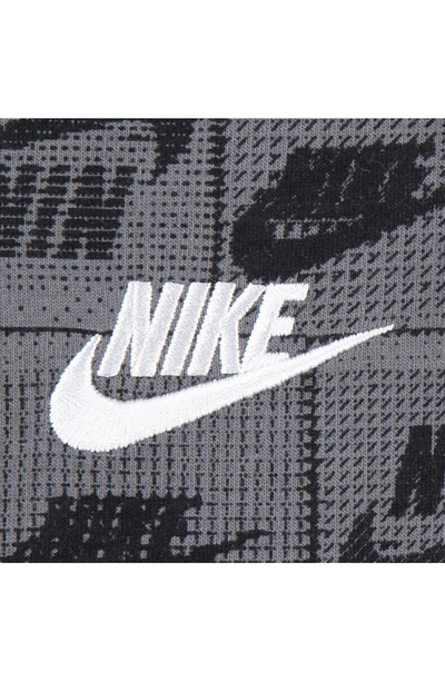 Shop Nike Sportswear Club Graphic T-shirt & Sweat Shorts Set In Black