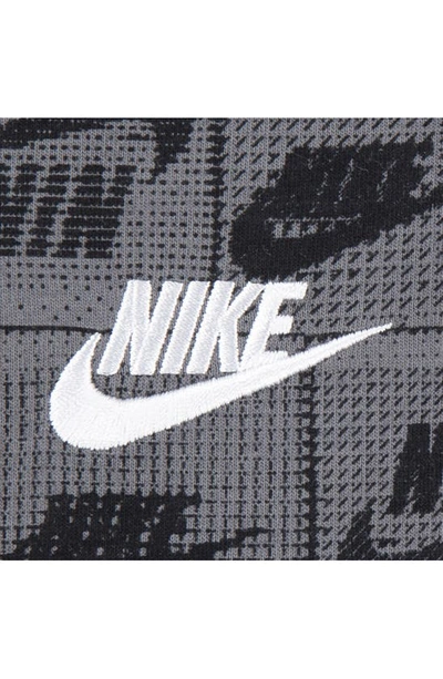 Nike Graphic T-shirt & Shorts Set In Black
