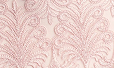 Shop Tadashi Shoji Beaded Lace Cocktail Sheath Dress In Rose Quartz
