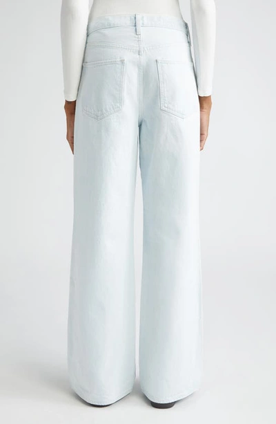 Shop Favorite Daughter The Ollie Ultimate Baggy Wide Leg Jeans In Blue Bird