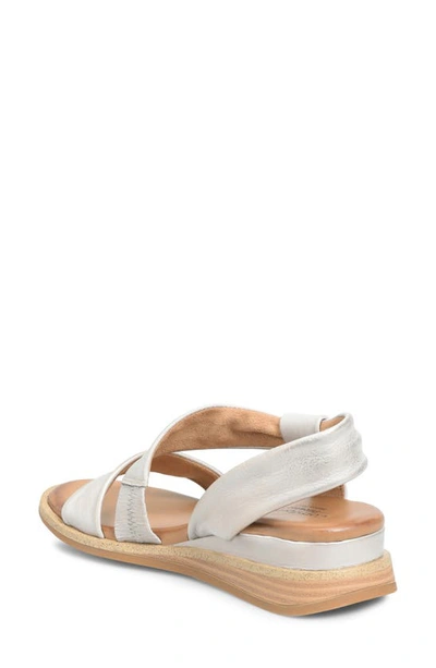 Shop Comfortiva Marcy Wedge Sandal In Champagne