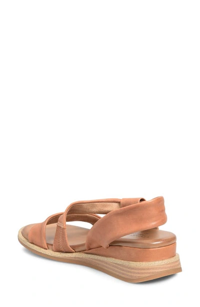 Comfortiva Marcy Wedge Sandal In Luggage