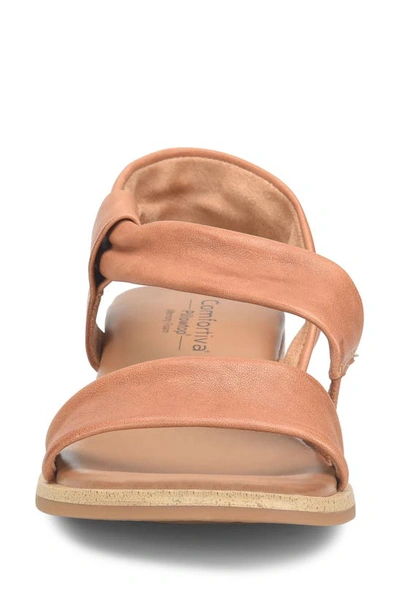 Shop Comfortiva Marcy Wedge Sandal In Luggage