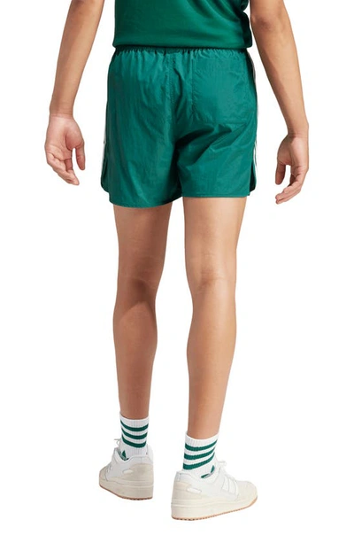 Shop Adidas Originals Adicolor Classics Lifestyle 3-stripe Sprinter Shorts In Collegiate Green