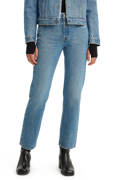 Shop Levi's® 501® Button Fly Straight Leg Jeans In Stellar Spectra