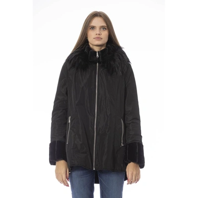 Shop Baldinini Trend Black Polyester Jackets & Coat