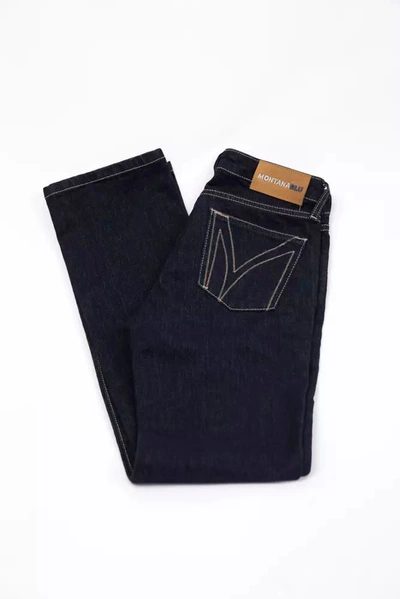 Montana Blu Blue Cotton Jeans & Pant