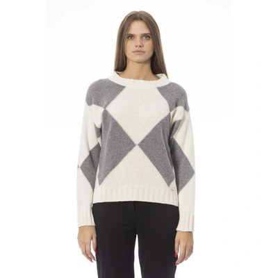 Shop Baldinini Trend Gray Wool Sweater