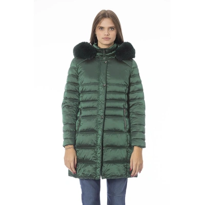 Shop Baldinini Trend Green Polyester Jackets & Coat