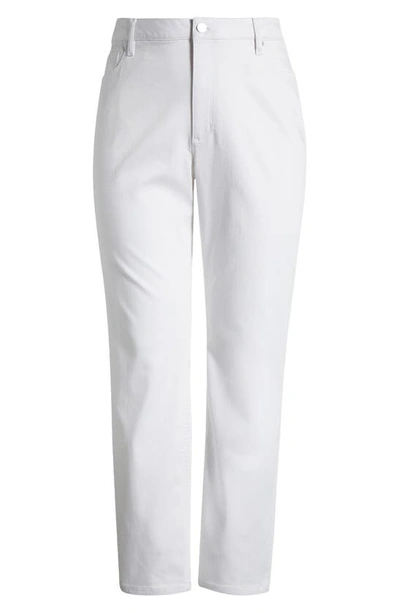 Jones New York Lexington Straight Leg Jeans In Soft White