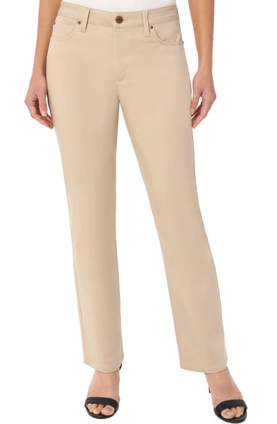 Shop Jones New York Lexington Straight Leg Jeans In Jones Khaki