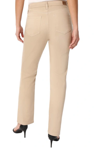 Jones New York Solid Stretch Pull-on Straight Leg Pant In Jones Khaki