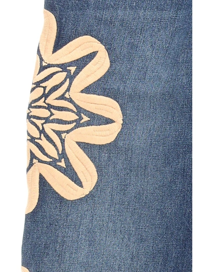 Shop Bluemarble Embroidered Bootcut Denim Jeans