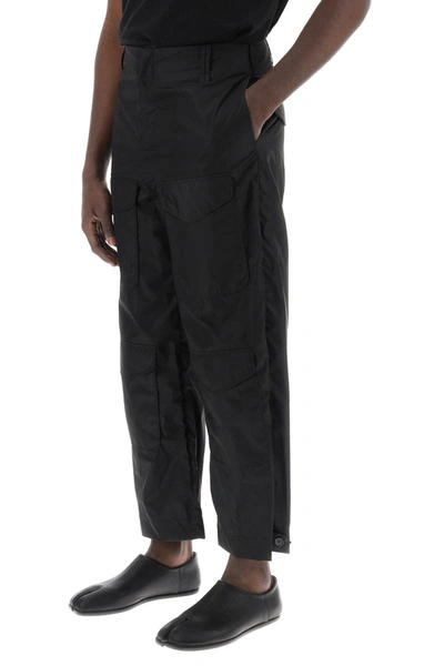 Shop Simone Rocha Nylon Cargo Pants For Men In Black