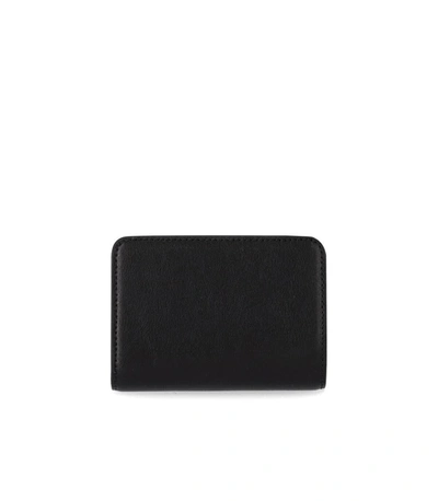 Shop Marc Jacobs The J Marc Mini Compact Black Wallet