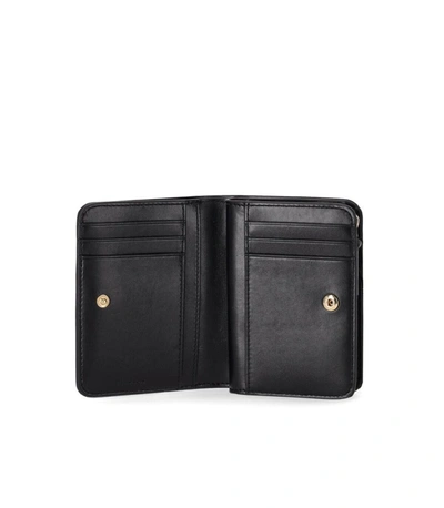 Shop Marc Jacobs The J Marc Mini Compact Black Wallet