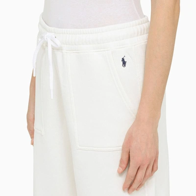 Shop Polo Ralph Lauren Jogging Trousers In White