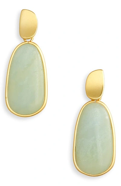 Shop Madewell Anais Drop Earrings In Amazonite Multi