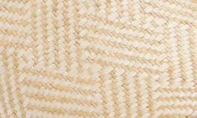 Chocolat Blu Yvon Espadrille Platform Sandal In Natural Combo Raffia