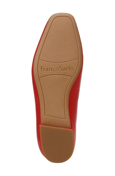 Shop Franco Sarto Vana Flat In Red 2