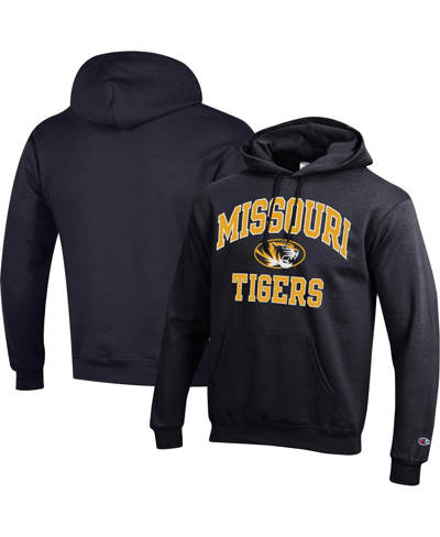 Shop Champion Men's  Black Missouri Tigers High Motor Pullover Hoodie