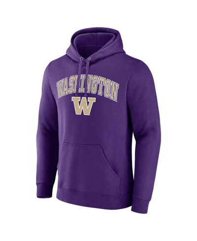 Shop Fanatics Men's  Purple Washington Huskies Campus Pullover Hoodie
