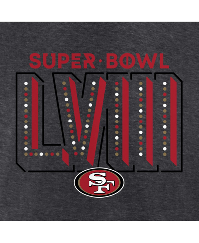 Shop Fanatics Men's  Heather Charcoal San Francisco 49ers Super Bowl Lviii Local Team T-shirt