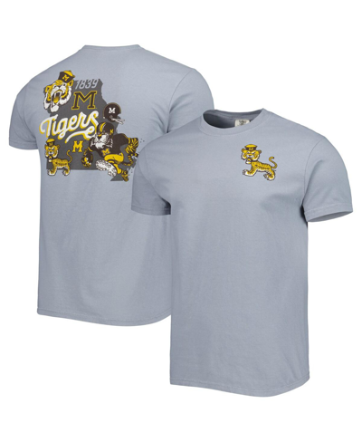 Shop Image One Men's Graphite Missouri Tigers Vault State Comfort T-shirt