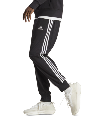 Shop Adidas Originals Men's Essentials 3-stripes Cargo Pocket Joggers In Leg Ink,white