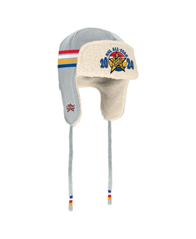Shop Fanatics Men's  Gray, Cream 2024 Nhl All-star Game Trapper Knit Hat In Gray,cream