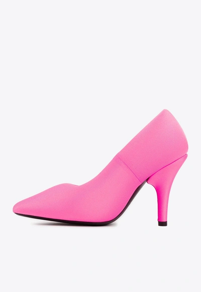 Shop Balenciaga 110 Xl Exaggerated Pumps In Pink