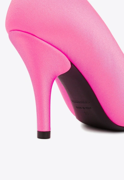 Shop Balenciaga 110 Xl Exaggerated Pumps In Pink