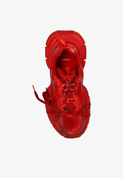 Shop Balenciaga 3xl Low-top Sneakers In Red