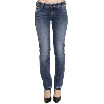 Shop Jacob Cohen Slim Fit Used Effect Jeans & Pant In Blue