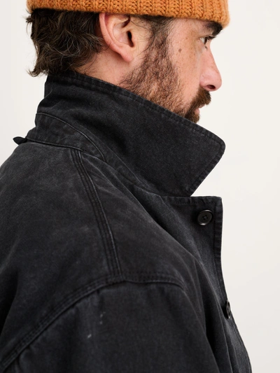 Shop Alex Mill Frontier Jacket In Canvas In Washed Black