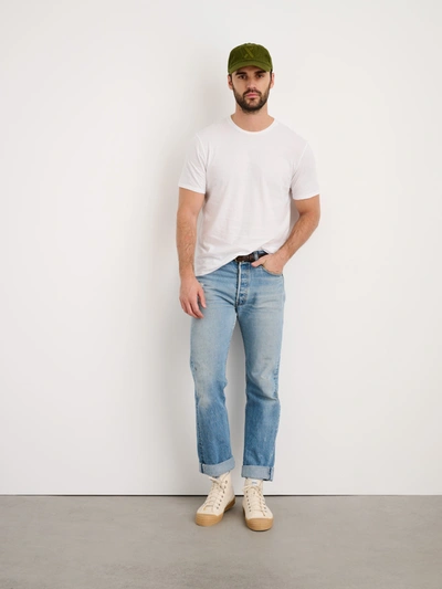 Alex Mill Standard Cotton Slub Tee In White