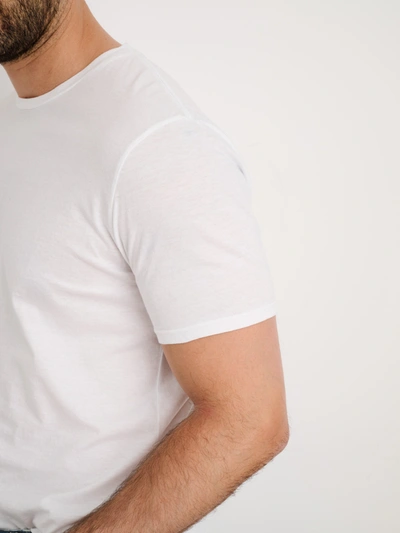Alex Mill Standard Cotton Slub Tee In White