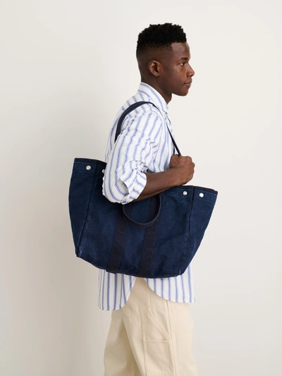 Shop Alex Mill The Perfect Weekday Tote In Navy